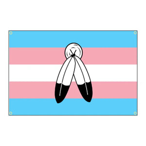 Two-Spirit Pride Flag - 90x150cm(3x5ft) - 60x90cm(2x3ft) - LGBTQIA2S+