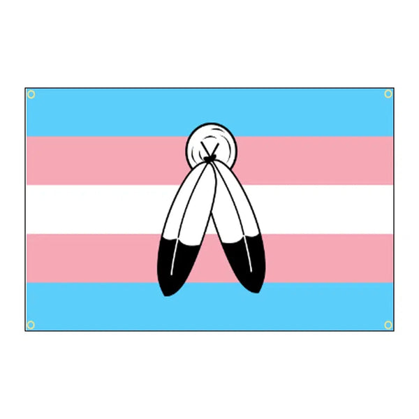 Two-Spirit Pride Flag - 90x150cm(3x5ft) - 60x90cm(2x3ft) - LGBTQIA2S+