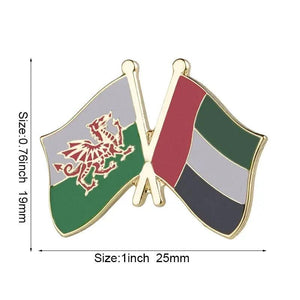 UAE Friendship Flag Lapel Pin Collection - Enamel Pin Flag