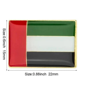 UAE Friendship Flag Lapel Pin Collection - Enamel Pin Flag