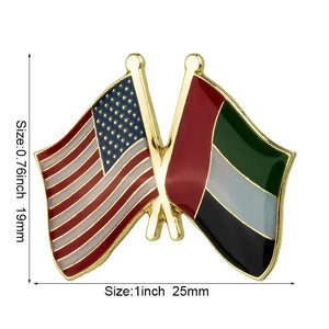 UAE Friendship Flag Lapel Pin Collection - Enamel Pin Flag