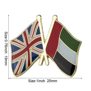 UAE Friendship Flag Lapel Pin Collection - Enamel Pin Flag