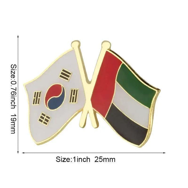 UAE Friendship Flag Lapel Pin Collection - Enamel Pin Flag