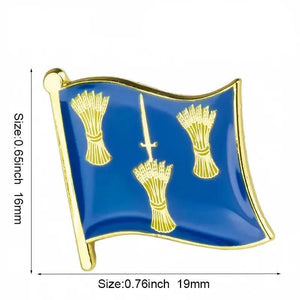 UK County Flag Lapel Pin Collection - Enamel Pin Flag