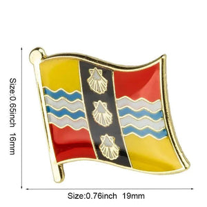 UK County Flag Lapel Pin Collection - Enamel Pin Flag
