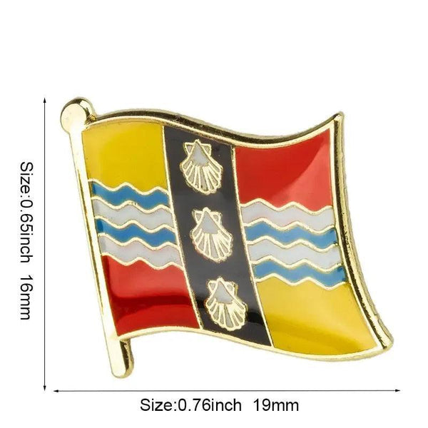 UK County Flag Lapel Pin Collection - Enamel Pin Flag