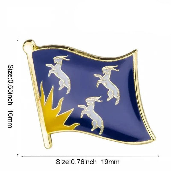 UK County Flag Lapel Pin Collection - Enamel Pin Flag