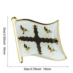 UK County Flag Lapel Pin Collection - Enamel Pin Flag