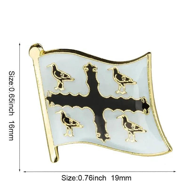UK County Flag Lapel Pin Collection - Enamel Pin Flag