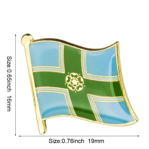 UK County Flag Lapel Pin Collection - Enamel Pin Flag