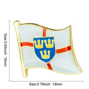 UK County Flag Lapel Pin Collection - Enamel Pin Flag