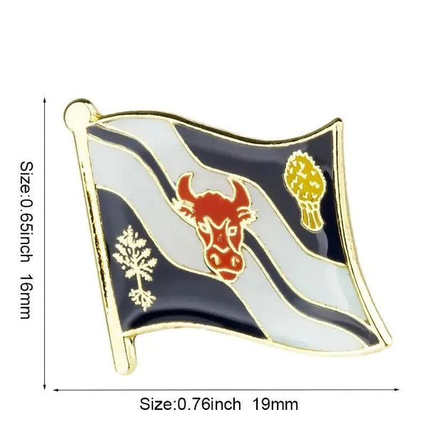 UK County Flag Lapel Pin Collection - Enamel Pin Flag