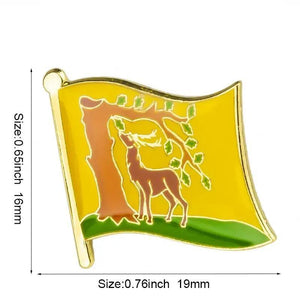 UK County Flag Lapel Pin Collection - Enamel Pin Flag