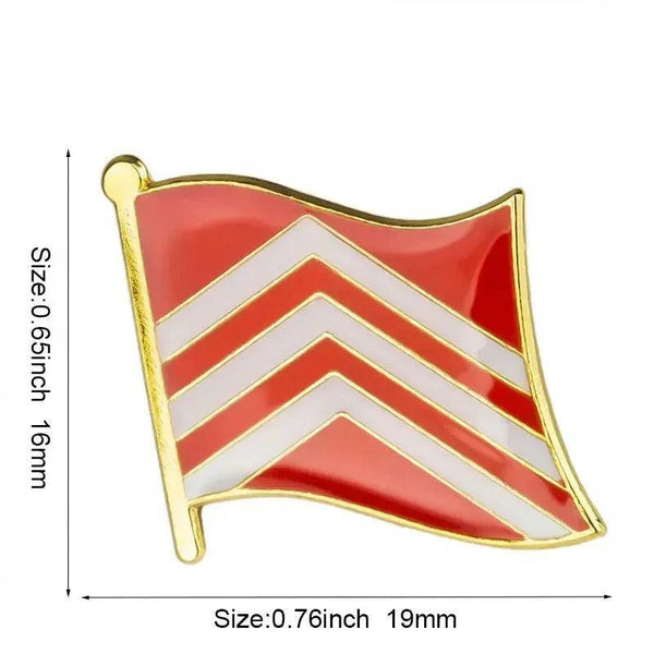 UK County Flag Lapel Pin Collection - Enamel Pin Flag