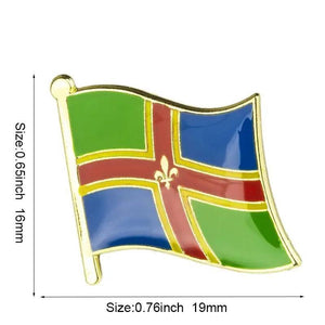 UK County Flag Lapel Pin Collection - Enamel Pin Flag