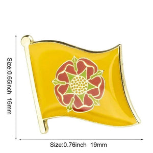 UK County Flag Lapel Pin Collection - Enamel Pin Flag