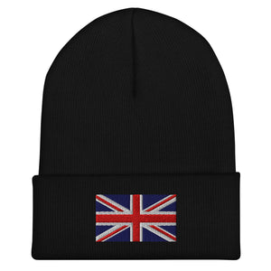 UK Flag Beanie - Embroidered Winter Hat