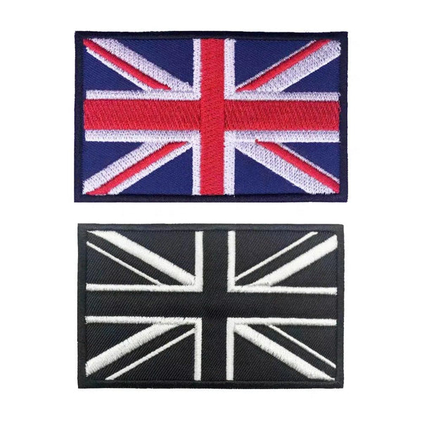 UK Flag Patch - Iron On/Hook & Loop Patch