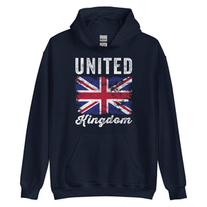 UK Flag Vintage British Flag Hoodie