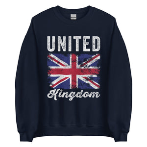 UK Flag Vintage British Flag Sweatshirt