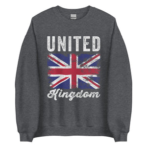 UK Flag Vintage British Flag Sweatshirt