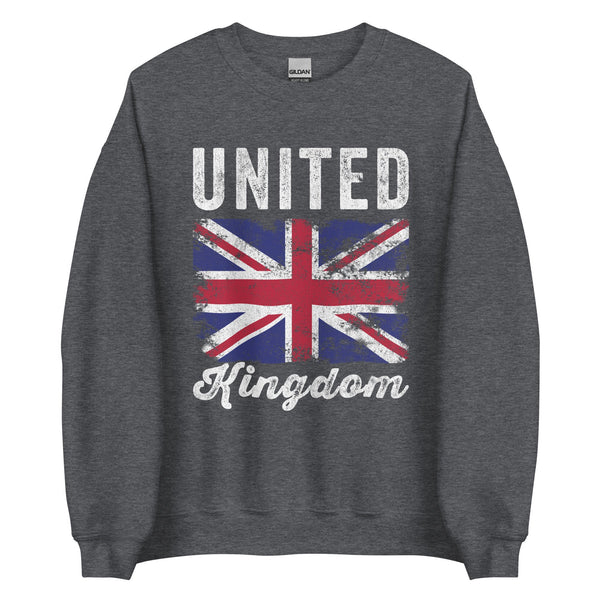 UK Flag Vintage British Flag Sweatshirt