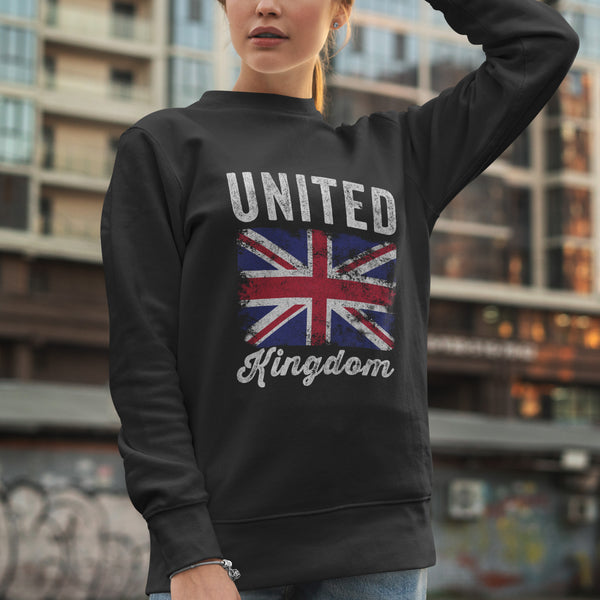 UK Flag Vintage British Flag Sweatshirt