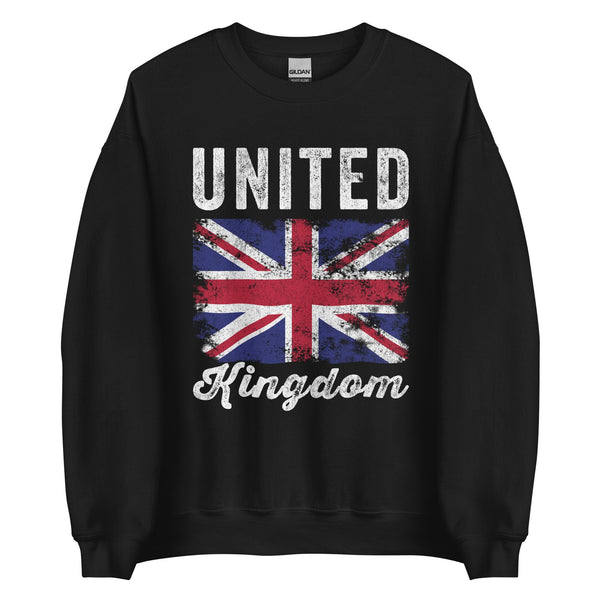 UK Flag Vintage British Flag Sweatshirt