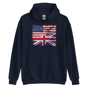 UK USA Flag Hoodie