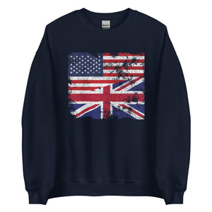 UK USA Flag Sweatshirt
