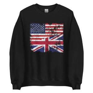 UK USA Flag Sweatshirt