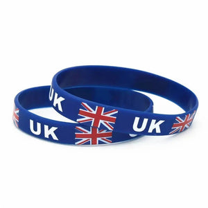 UK Flag Bracelet - Silicone Wristband