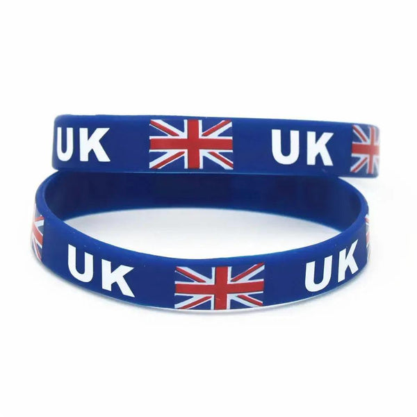 UK Flag Bracelet - Silicone Wristband