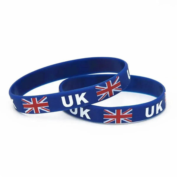 UK Flag Bracelet - Silicone Wristband