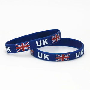 UK Flag Bracelet - Silicone Wristband