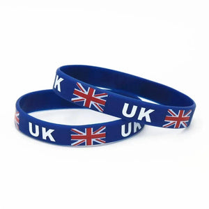UK Flag Bracelet - Silicone Wristband