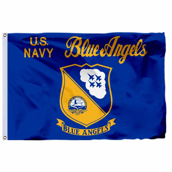 US Navy Blue Angels Flag - 90x150cm(3x5ft) - 60x90cm(2x3ft)