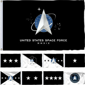 US Space Force Flags - 90x150cm(3x5ft) - 60x90cm(2x3ft)