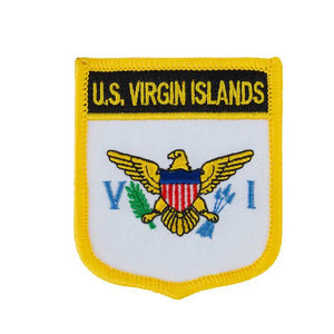 US Virgin Islands Flag Patch - Sew On/Iron On Patch