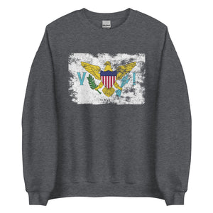 Virgin Islands USA Flag Sweatshirt