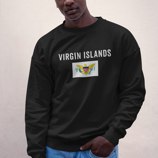 US Virgin Islands Flag Sweatshirt