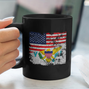 US Virgin Islands USA Flag Mug