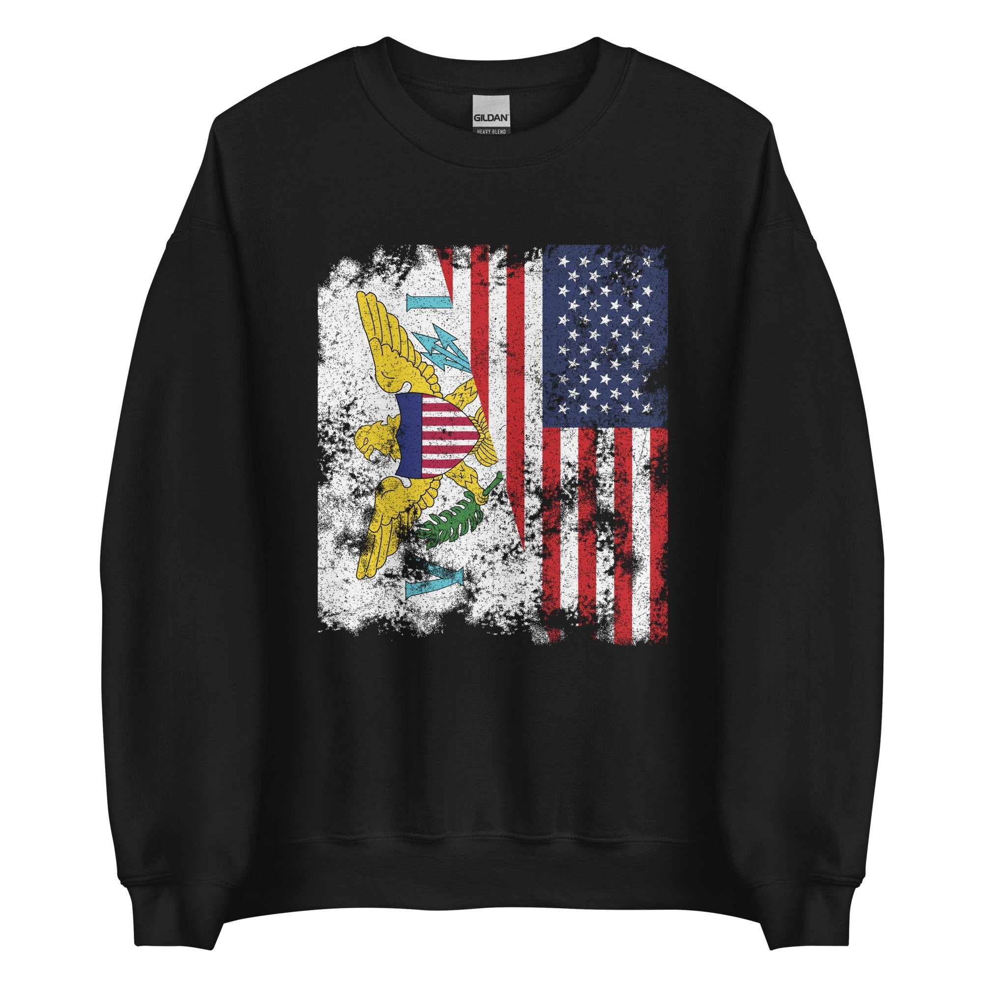 Virgin Islands Usa USA Flag Sweatshirt