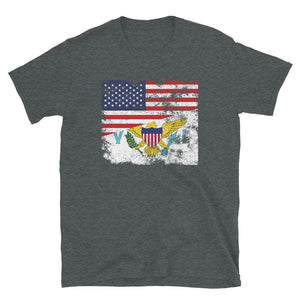 Virgin Islands USA USA Flag T-Shirt