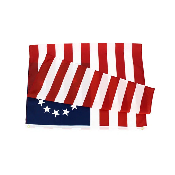 USA 13 Star Betsy Ross Flag - 90x150cm(3x5ft) - 60x90cm(2x3ft)