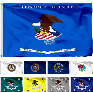USA Department of Justice Flags - 90x150cm(3x5ft) - 60x90cm(2x3ft)