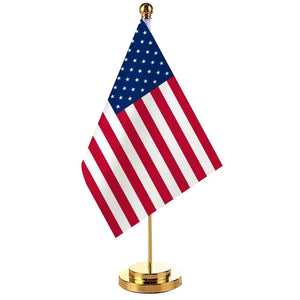 USA Desk Flag - Small Office Table Flag