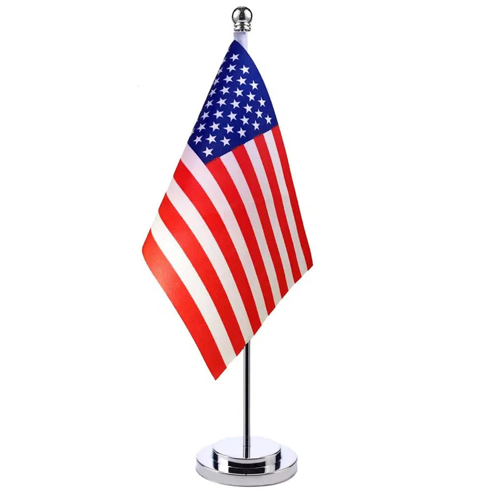 USA Desk Flag - Small Office Table Flag