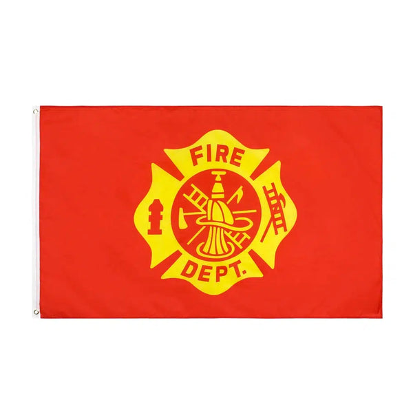 USA Fire Department Flag - 90x150cm(3x5ft) - 60x90cm(2x3ft)