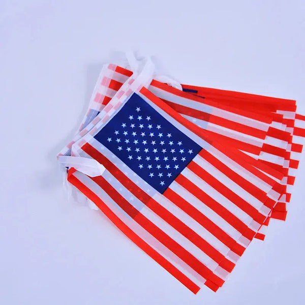 USA Flag Bunting Banner - 20Pcs